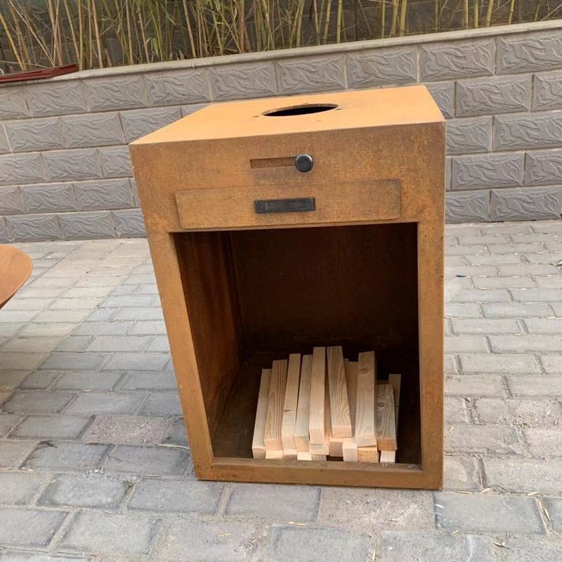 Rusty Corten BBQ Grills