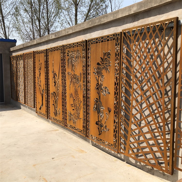 Weathering Steel Fence Weathering Steel Fence