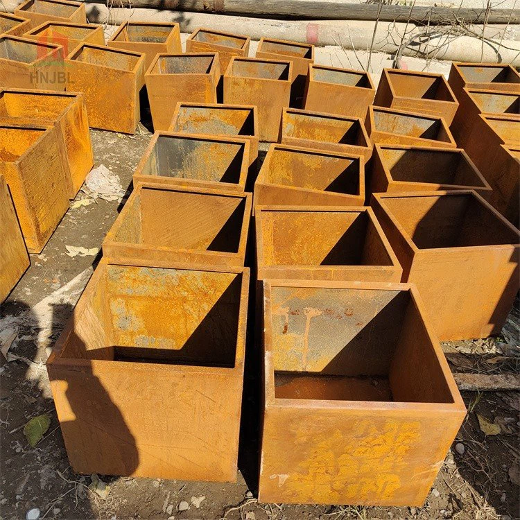 Rusty Color Corten Steel Planter Pot Rusty Color Corten Steel Planter Pot