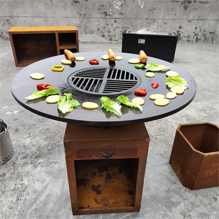 Commerical Outdoor Korean BBQ Grill Table