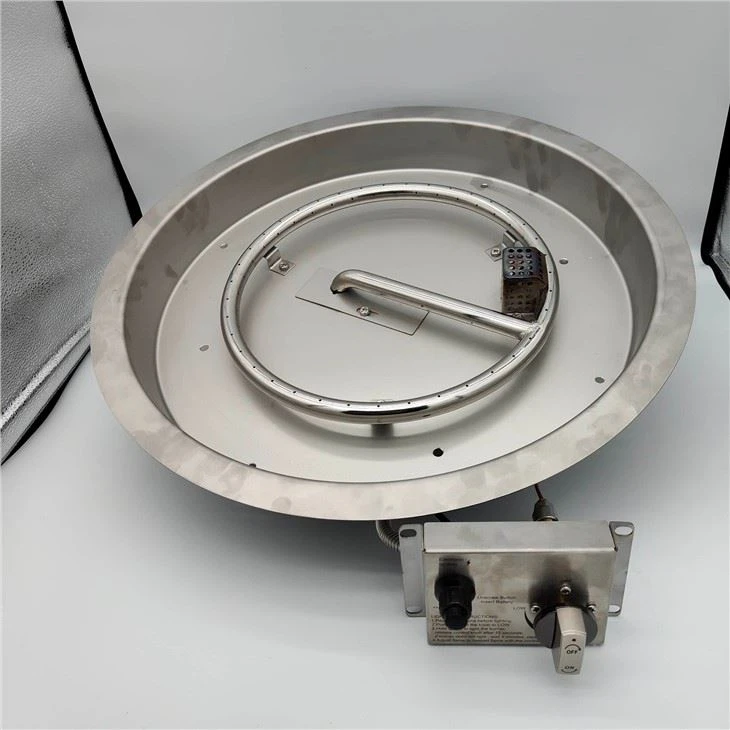 Pan 19 Inch Fire Pit Drop-in Pan With Burner