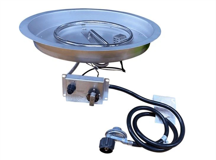 Pan 19 Inch Fire Pit Drop-in Pan With Burner