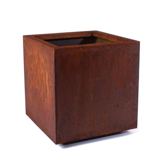 Steel Cube Planter