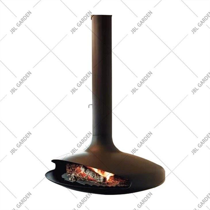 Indoor Wood Burning Suspended Fireplace