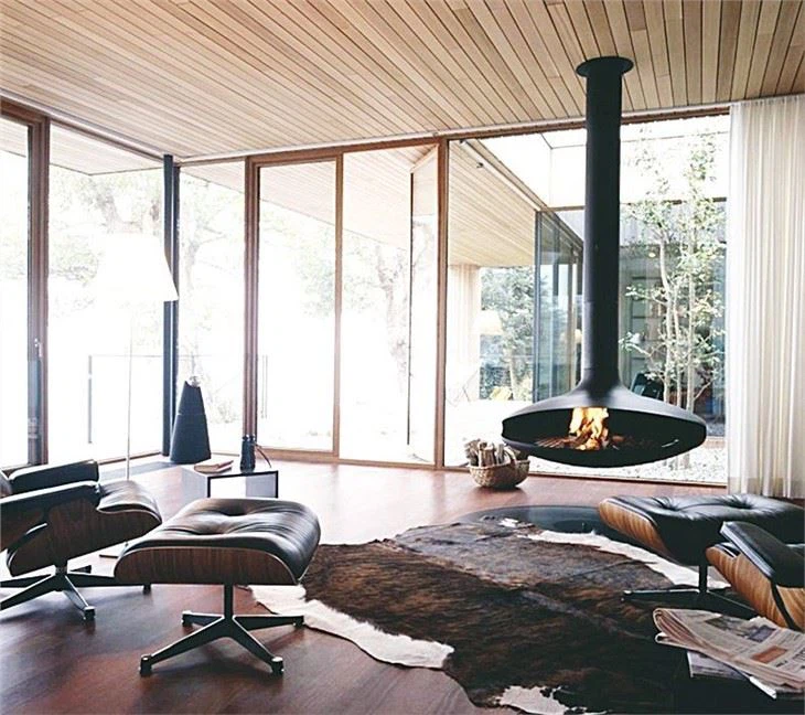 Top Hanging Fireplace
