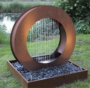 Metal Design Water Feature