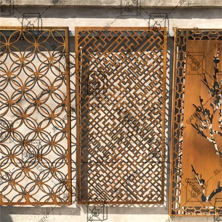 Decorative Laser Steel Screen Fence