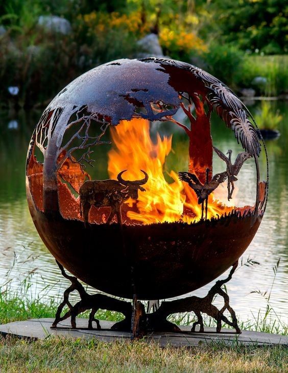 Garden Round Stove Fireplace