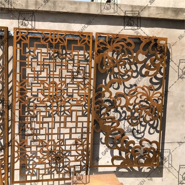 Abstract And Decorative Privacy Screen Panels