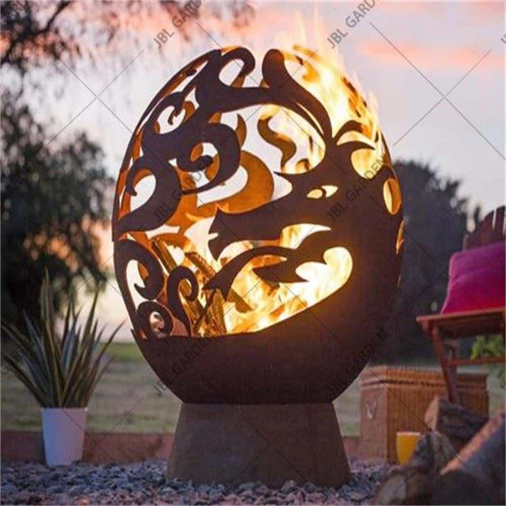 Animal Art Cutting Fire Sphere