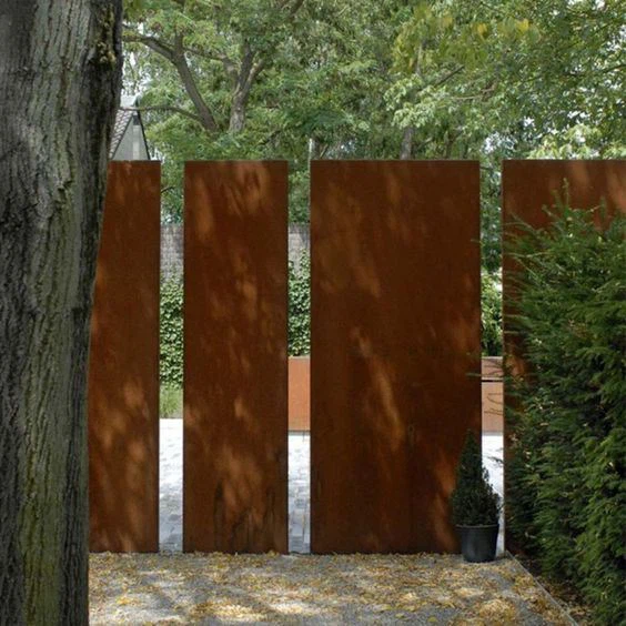Corten Steel Fence