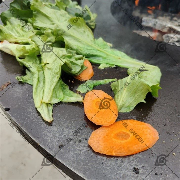 Corten Steel Fireplace Smoker BBQ Grill