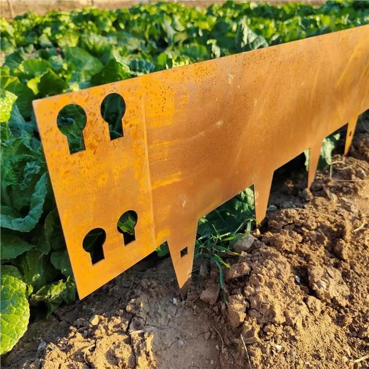 Corten Steel Sliver Garden Border Edging