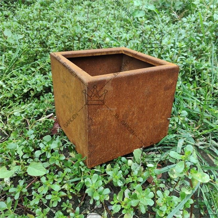 Corten Steel Tall Planters