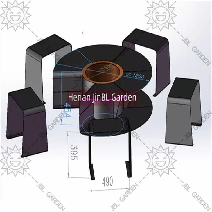 Gas Fire Pit Table