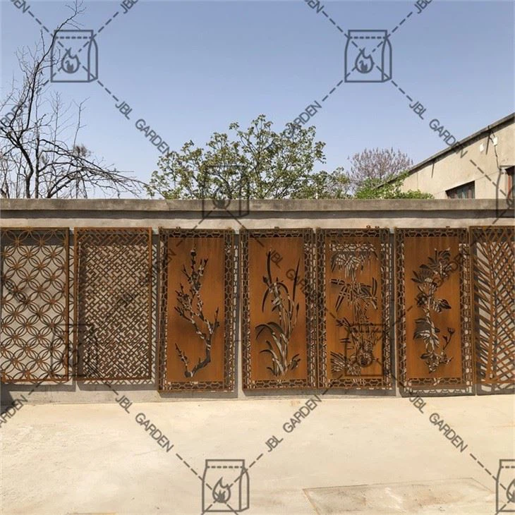 Hanging Steel Panel Screen For Decor