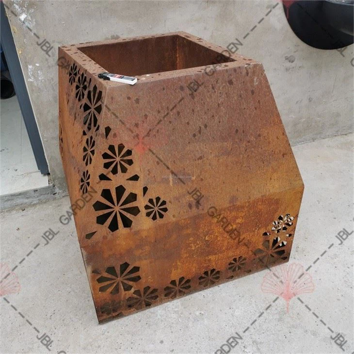 Long Metal Trough Planter