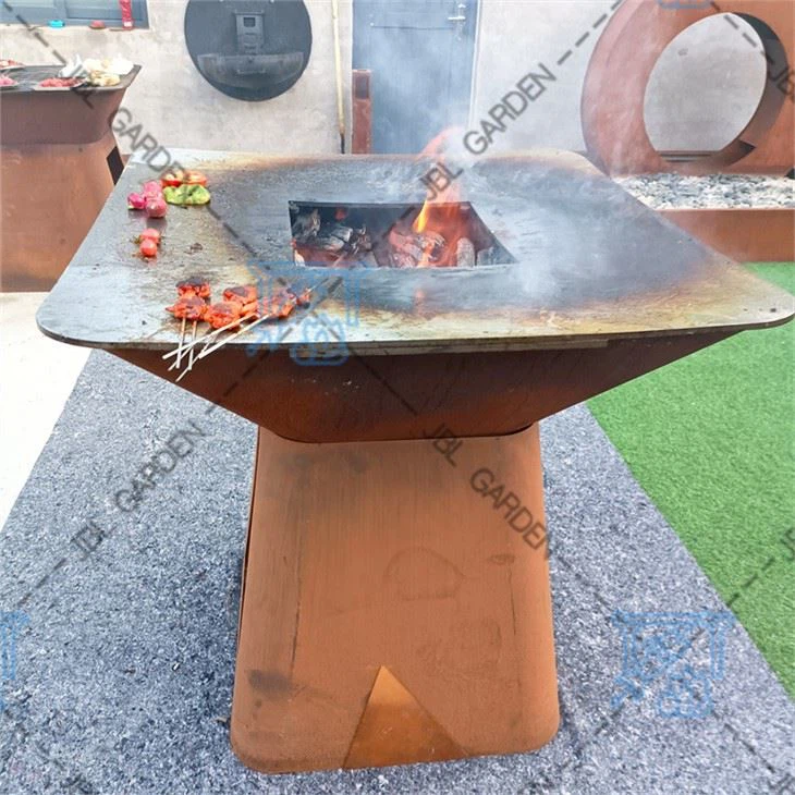 Metal Fire Pit Bbq