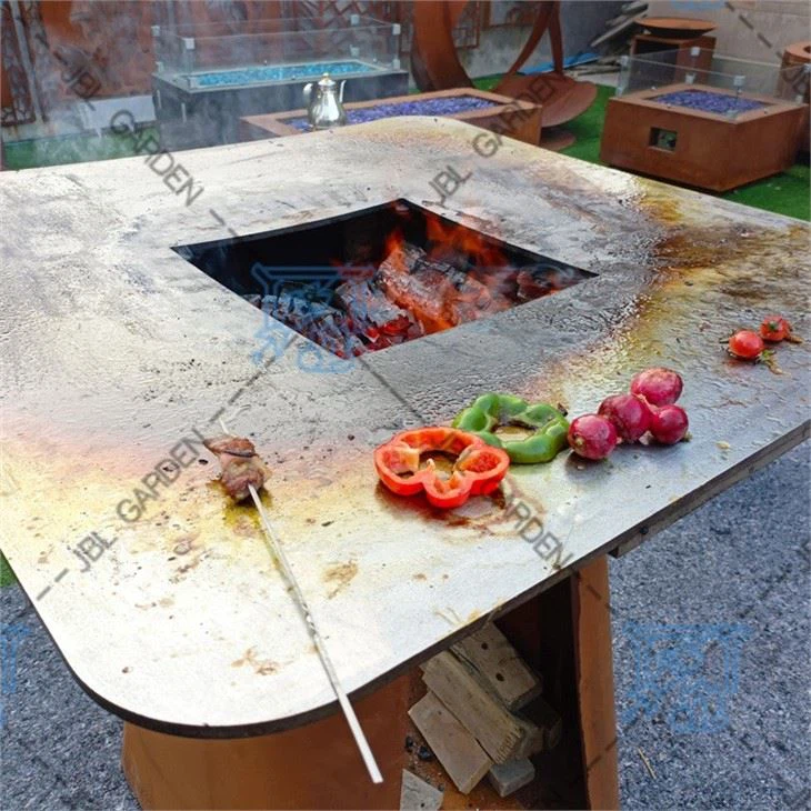 Metal Fire Pit Bbq