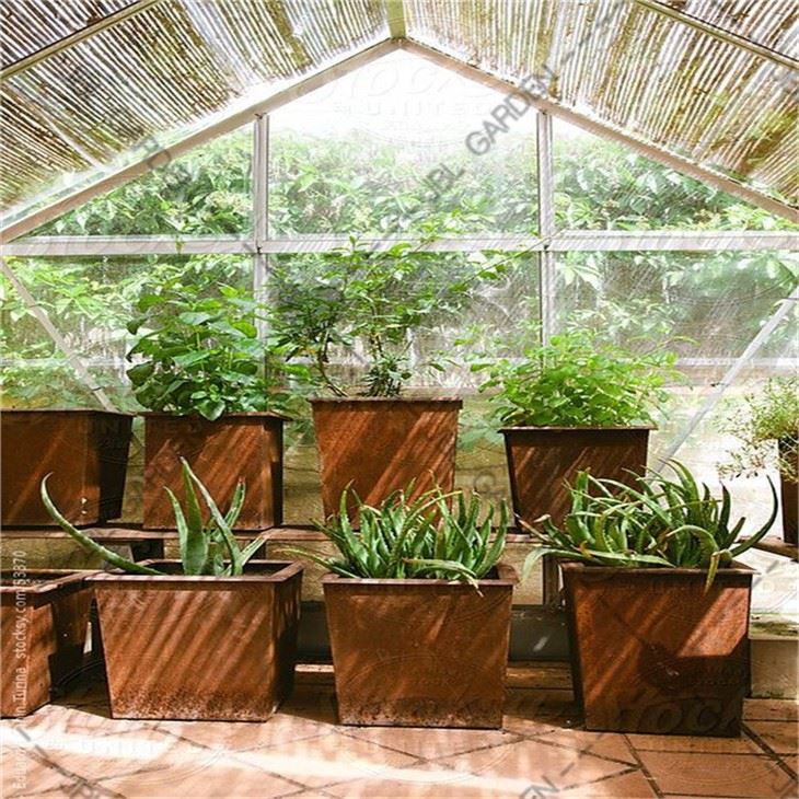 Metal Rectangular Planter