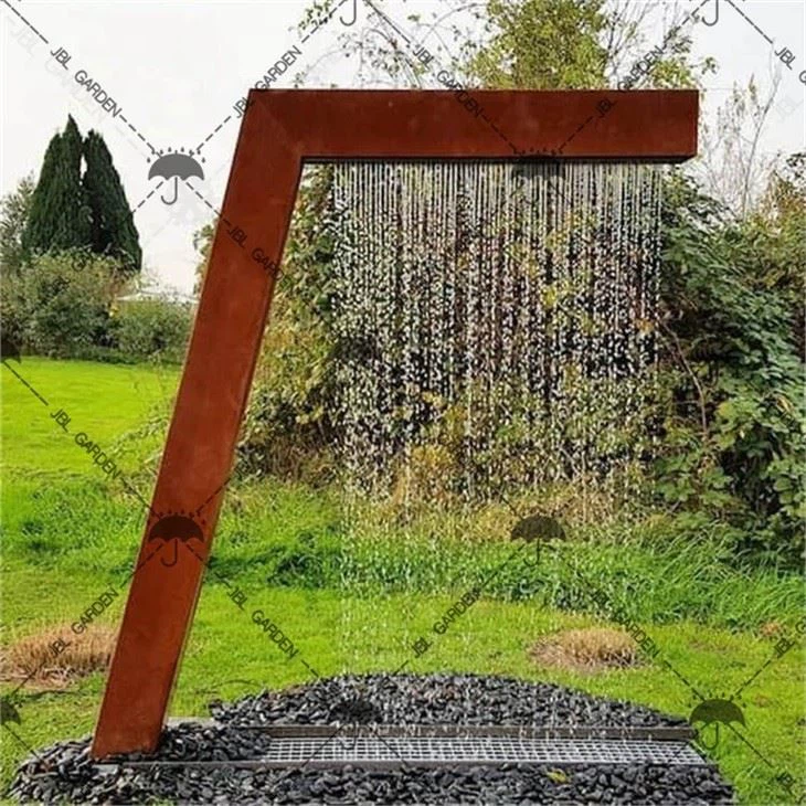 Outdoor Aluminum Steel Water Feature