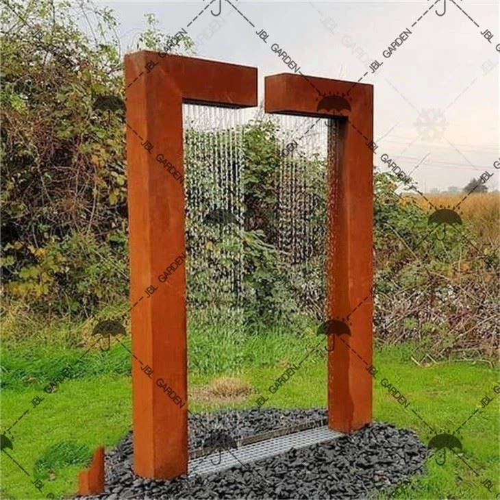Outdoor Aluminum Steel Water Feature