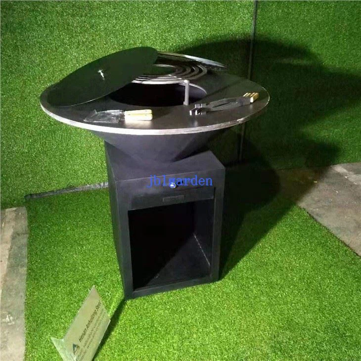 Outdoor Cooking Corten Metal BBQ Grill
