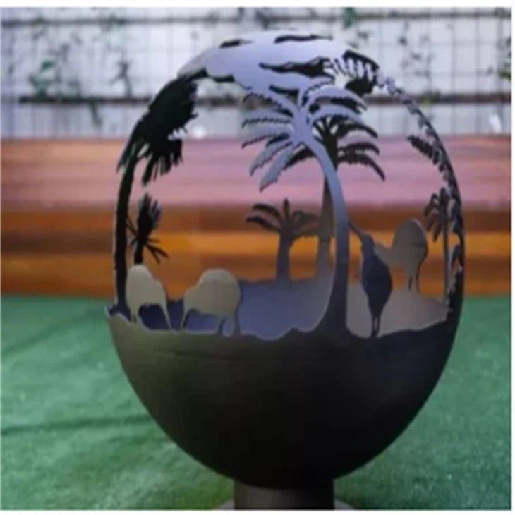 Outdoor Patio Fireplace Table