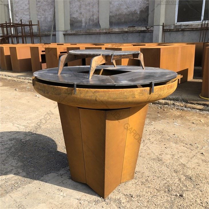 Outdoor Stainless Steel Fire Pit