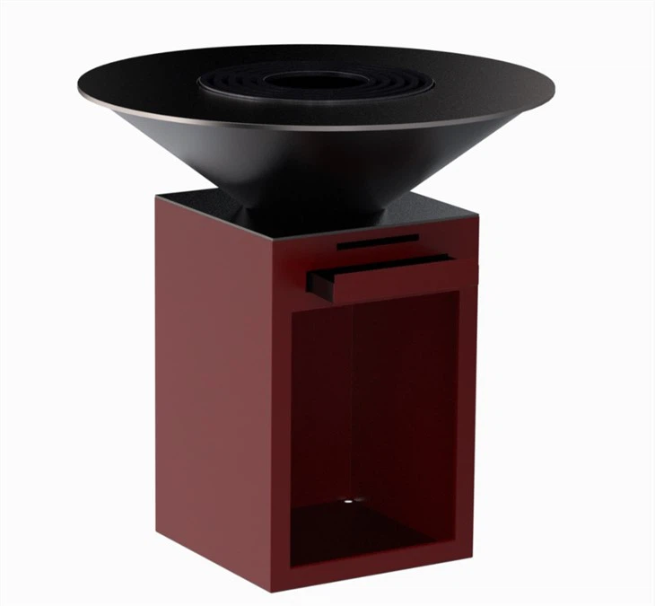 Patio Log Burner With Grill