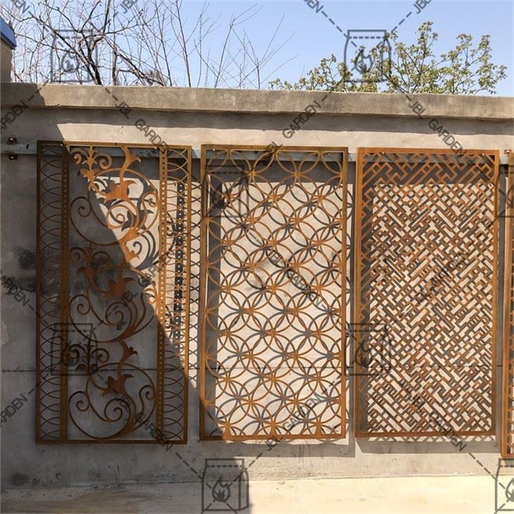 Real Rust Steel Laser Cut Screens