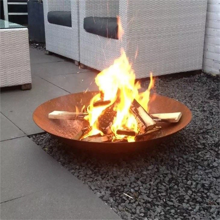Round Steel Fire Pit