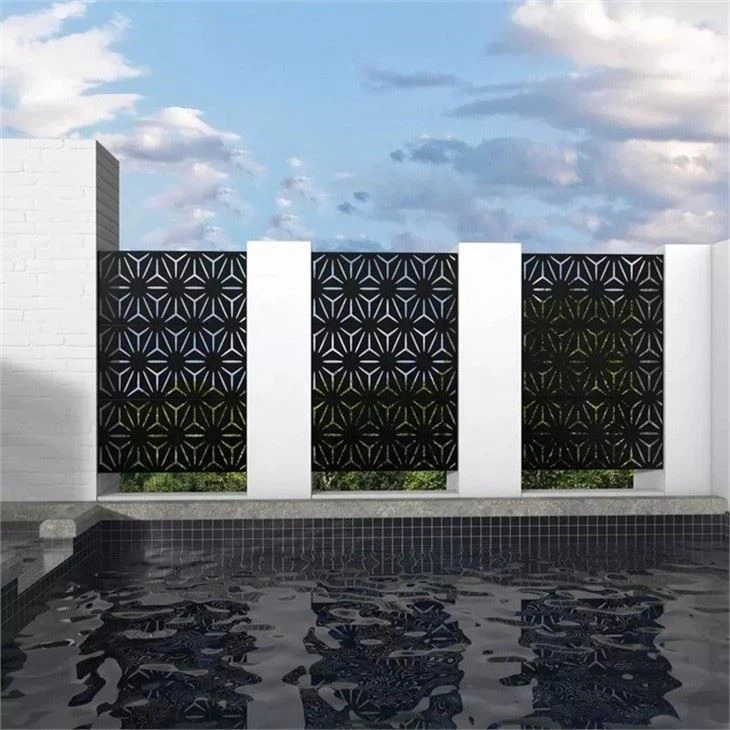 Rust Garden Screen