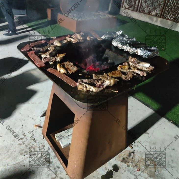 Rust Metal Brazier Fire Bowl