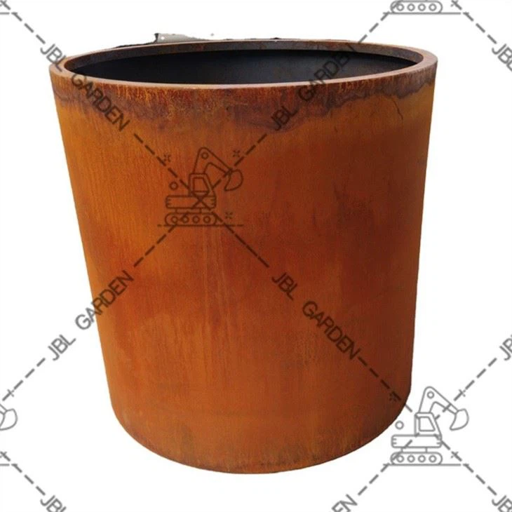 Silver Trough Planter
