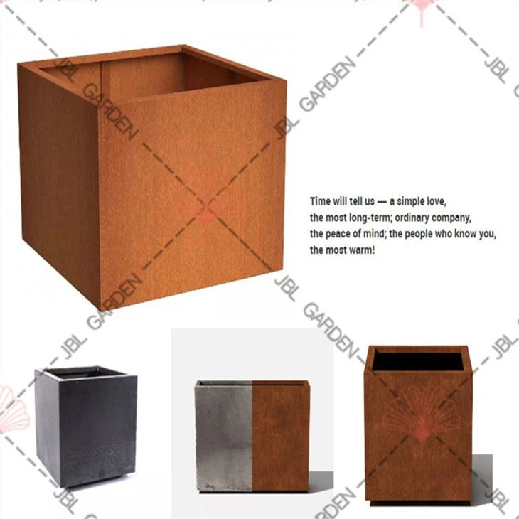 Small Metal Flower Pots