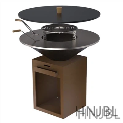 User-Friendly Wood BBQ Grill