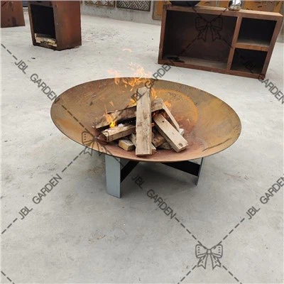 Cooking Grill Corten Steel Fire Pit