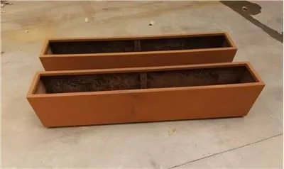 Corten Extra Large Trough Planter