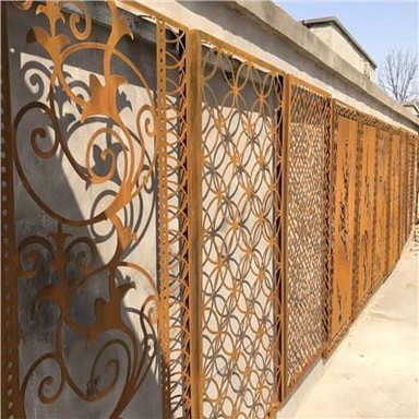 Corten Fence Panels