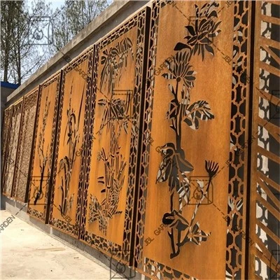 Corten Screen Wall Panels