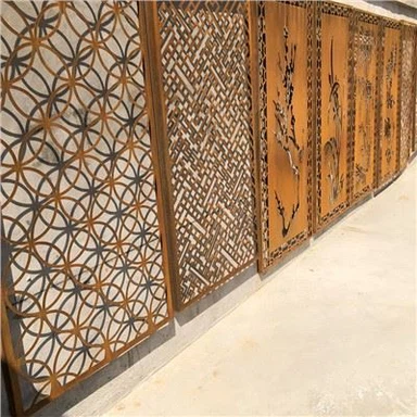Corten Steel Privacy Fencing Panel