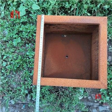 Corten Steel Square Planter