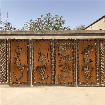 Custom Laser Cut Landscape Fence Panels