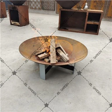 New Corten Steel Propane Fire Pits