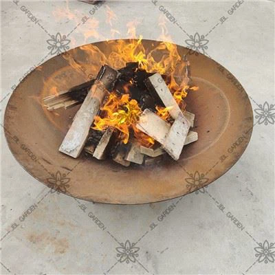 Rusty Corten Steel Fire Pit Bowl