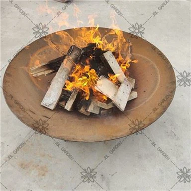 Rusty Corten Steel Fire Pit Bowl