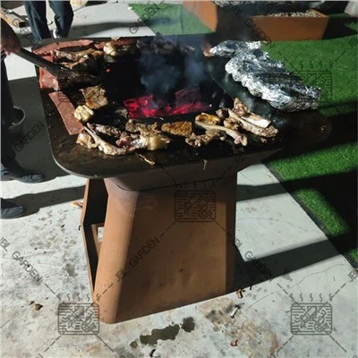 Rusty Metal Fire Pit