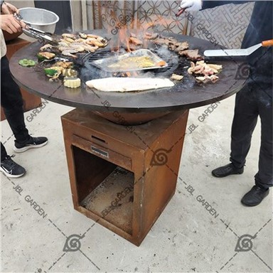 Weathering Corten Steel Bbq