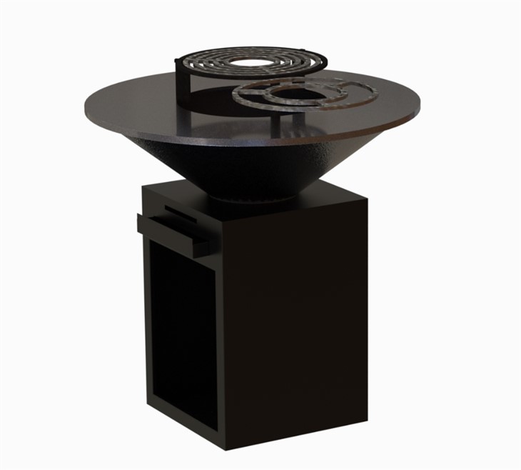 Steel Wood Burning Fire Ring